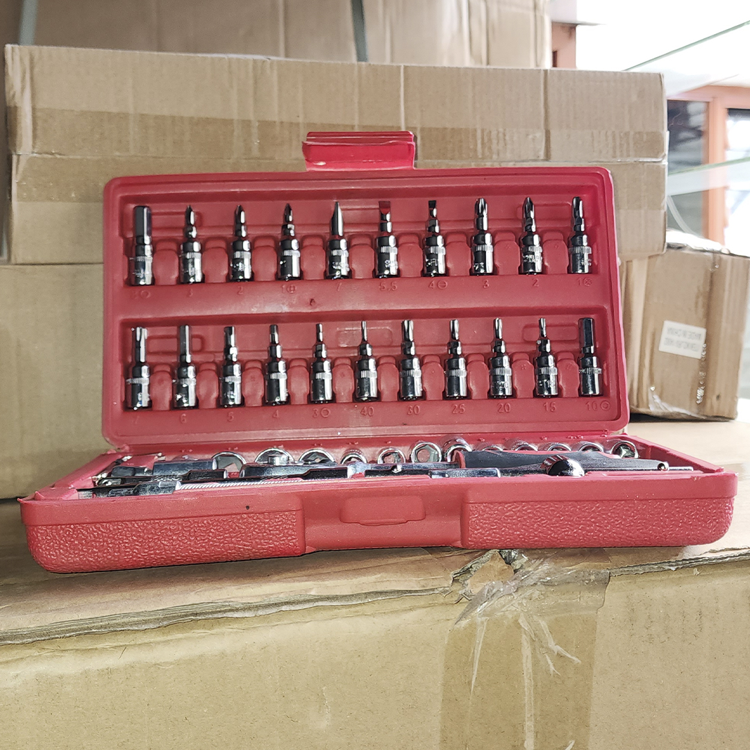 CAJA DE HERRAMIENTAS PARA AUTOS 46 PC